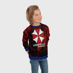 Свитшот детский UMBRELLA CORP, цвет: 3D-синий — фото 2