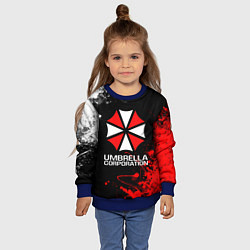 Свитшот детский UMBRELLA CORPORATION, цвет: 3D-синий — фото 2