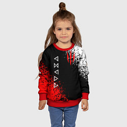 Свитшот детский THE WITCHER, цвет: 3D-красный — фото 2