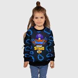 Свитшот детский Brawl Stars Darryl, цвет: 3D-черный — фото 2