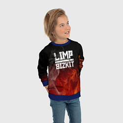 Свитшот детский LIMP BIZKIT, цвет: 3D-синий — фото 2