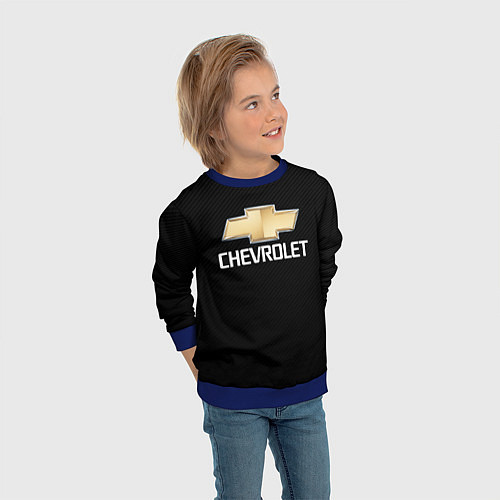 Детский свитшот CHEVROLET / 3D-Синий – фото 3