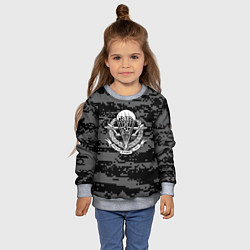 Свитшот детский ВДВ СССР, цвет: 3D-меланж — фото 2