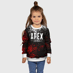Свитшот детский APEX LEGENDS, цвет: 3D-белый — фото 2