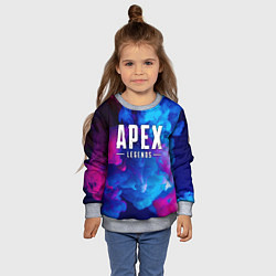Свитшот детский APEX LEGENDS, цвет: 3D-меланж — фото 2