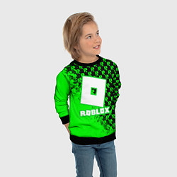 Свитшот детский Roblox, цвет: 3D-черный — фото 2