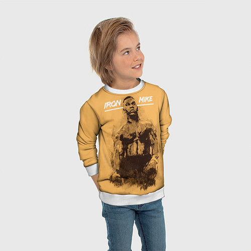 Детский свитшот Iron Mike / 3D-Белый – фото 3
