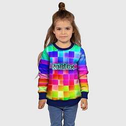 Свитшот детский Роблокс, цвет: 3D-синий — фото 2