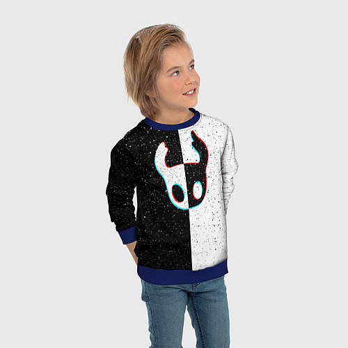 Детский свитшот Hollow Knight / 3D-Синий – фото 3