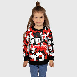 Свитшот детский ROBLOX, цвет: 3D-черный — фото 2