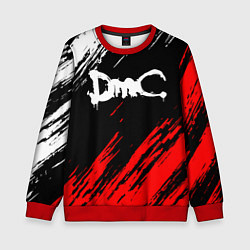 Свитшот детский DEVIL MAY CRY DMC, цвет: 3D-красный