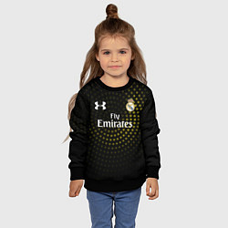 Свитшот детский Real Madrid, цвет: 3D-черный — фото 2