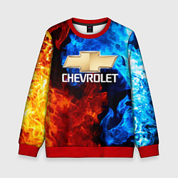 Свитшот детский CHEVROLET, цвет: 3D-красный