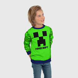 Свитшот детский MINECRAFT, цвет: 3D-синий — фото 2