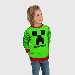 Свитшот детский MINECRAFT, цвет: 3D-красный — фото 2