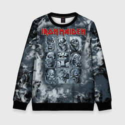 Свитшот детский Iron Maiden, цвет: 3D-черный
