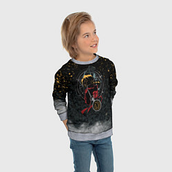 Свитшот детский Стальной алхимик, цвет: 3D-меланж — фото 2