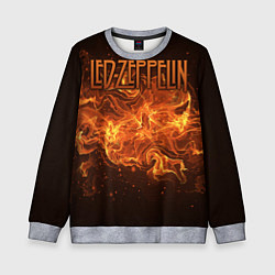 Свитшот детский Led Zeppelin, цвет: 3D-меланж