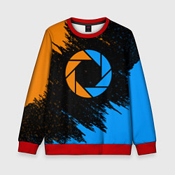 Свитшот детский PORTAL, цвет: 3D-красный