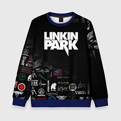 Свитшот детский LINKIN PARK, цвет: 3D-синий