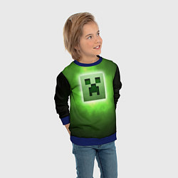 Свитшот детский MINECRAFT, цвет: 3D-синий — фото 2