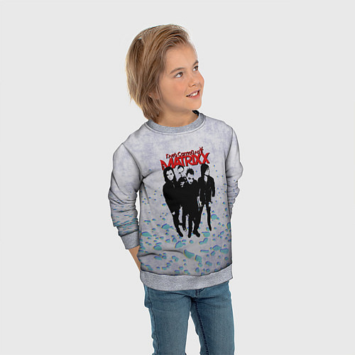 Детский свитшот The Matrixx / 3D-Меланж – фото 3