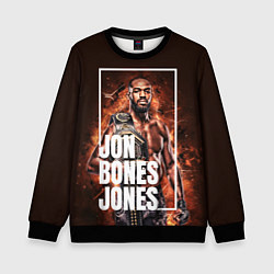 Свитшот детский Jon Jones, цвет: 3D-черный