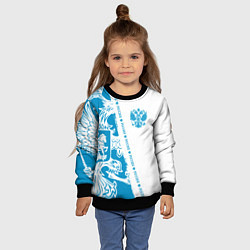 Свитшот детский Россия, цвет: 3D-черный — фото 2