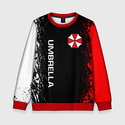 Свитшот детский RESIDENT EVIL UMBRELLA, цвет: 3D-красный