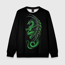 Свитшот детский Green Dragon, цвет: 3D-черный