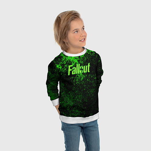 Детский свитшот FALLOUT / 3D-Белый – фото 3