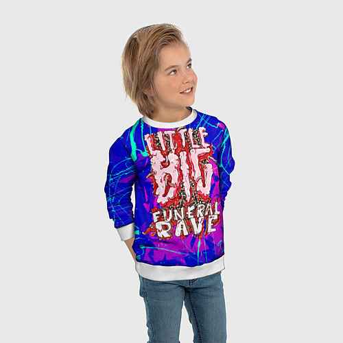 Детский свитшот Little Big: Rave / 3D-Белый – фото 3