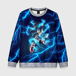 Свитшот детский СОНИК, цвет: 3D-меланж