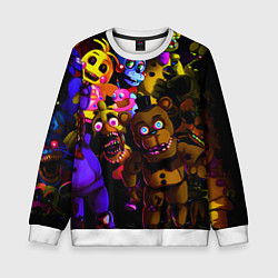 Свитшот детский Five Nights At Freddy's, цвет: 3D-белый