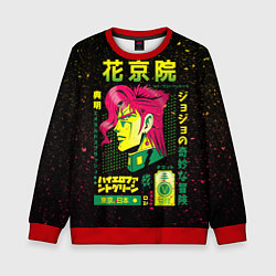 Свитшот детский Приключения ДжоДжо, цвет: 3D-красный