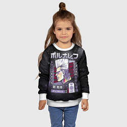 Свитшот детский JoJo Bizarre Adventure, цвет: 3D-белый — фото 2