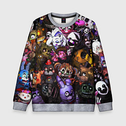 Свитшот детский Five Nights At Freddy's, цвет: 3D-меланж