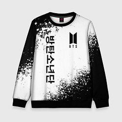 Свитшот детский BTS, цвет: 3D-черный