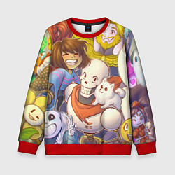 Свитшот детский UNDERTALE, цвет: 3D-красный
