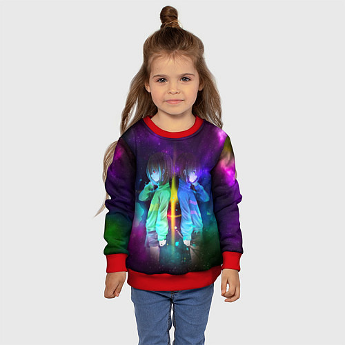 Детский свитшот UNDERTALE / 3D-Красный – фото 4