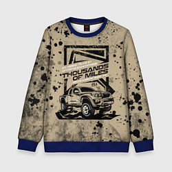 Свитшот детский OffRoad Team, цвет: 3D-синий