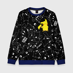 Свитшот детский ПИКАЧУ, цвет: 3D-синий