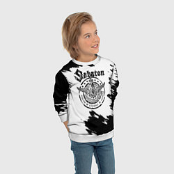 Свитшот детский Sabaton, цвет: 3D-белый — фото 2