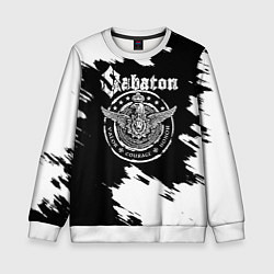 Свитшот детский Sabaton, цвет: 3D-белый
