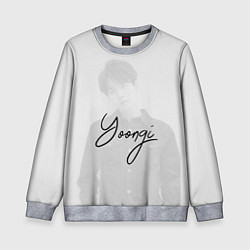 Свитшот детский BTS Min Yoongi, цвет: 3D-меланж