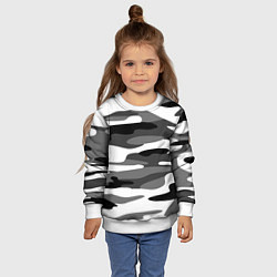 Свитшот детский Камуфляж Sabaton без лого, цвет: 3D-белый — фото 2