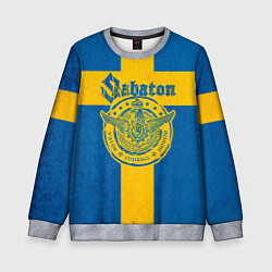 Свитшот детский Sabaton, цвет: 3D-меланж