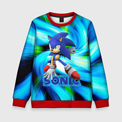 Свитшот детский Sonic, цвет: 3D-красный