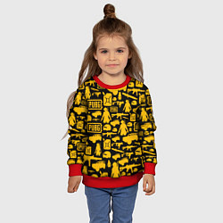 Свитшот детский PUBG, цвет: 3D-красный — фото 2