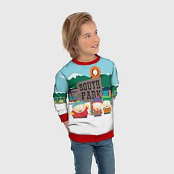 Свитшот детский ЮЖНЫЙ ПАРК, цвет: 3D-красный — фото 2